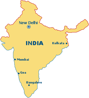 インド地図